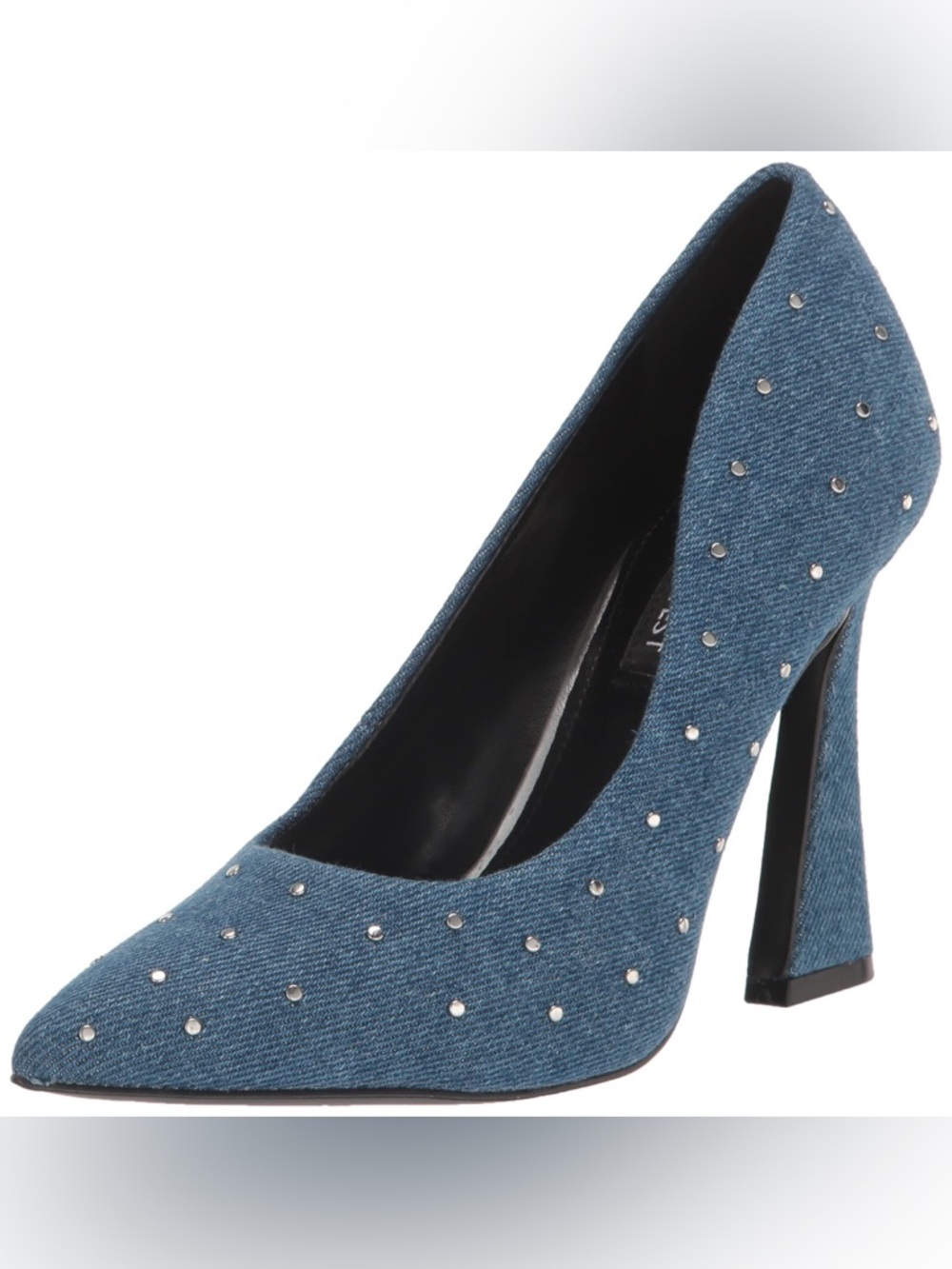 Nine West Women's Tenry Blue Studded Pumps- Size 9M